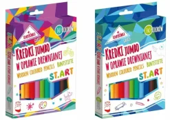 MAJEWSKI Kredki 10kol ST.ART drewniana oprawa+temperówka