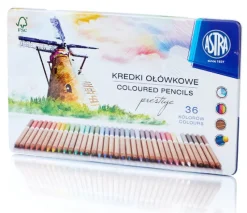 ASTRA Kredki ołówkowe 36 kolorów PRESTIGE