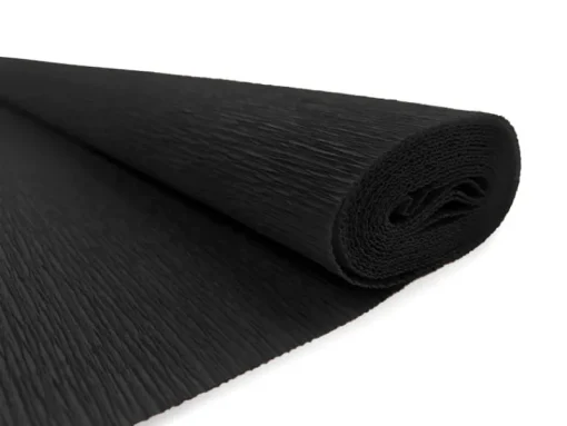 INTERDRUK Krepina premium 120 czarny 200x50 cm