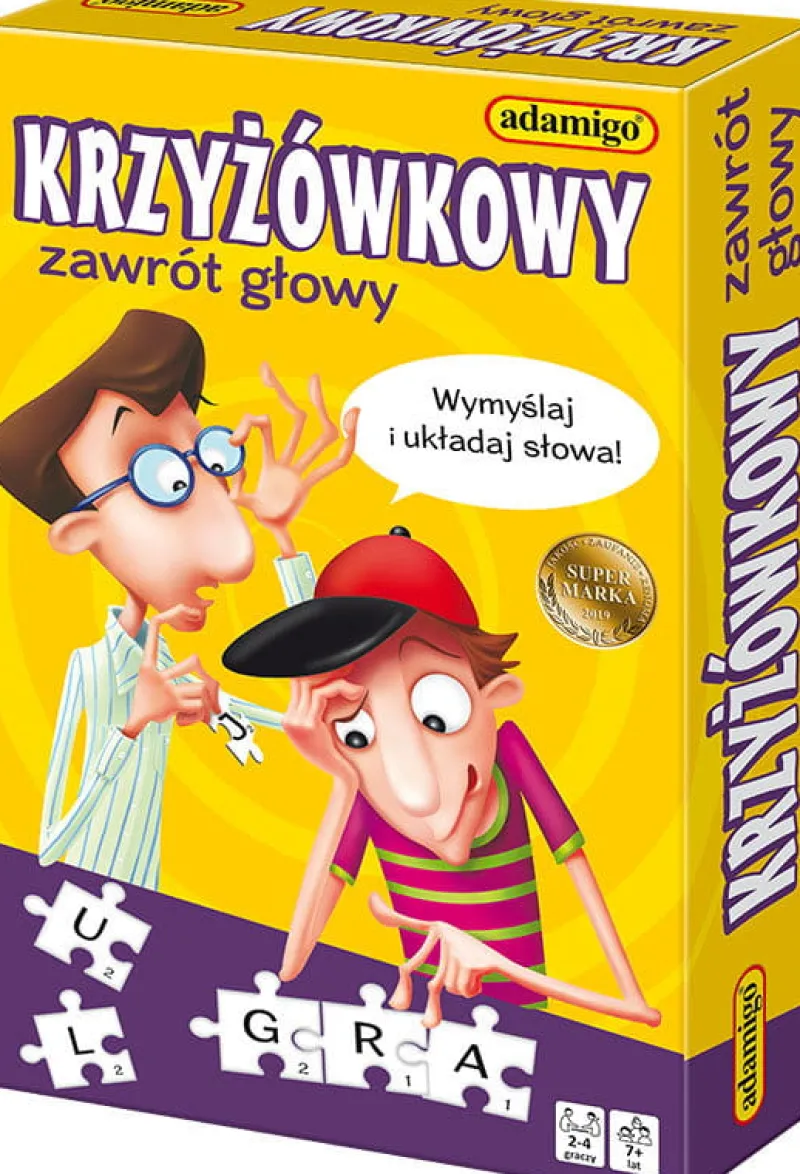 ADAMIGO Krzyżówkowy zawrót głowy układanka puzzlowa