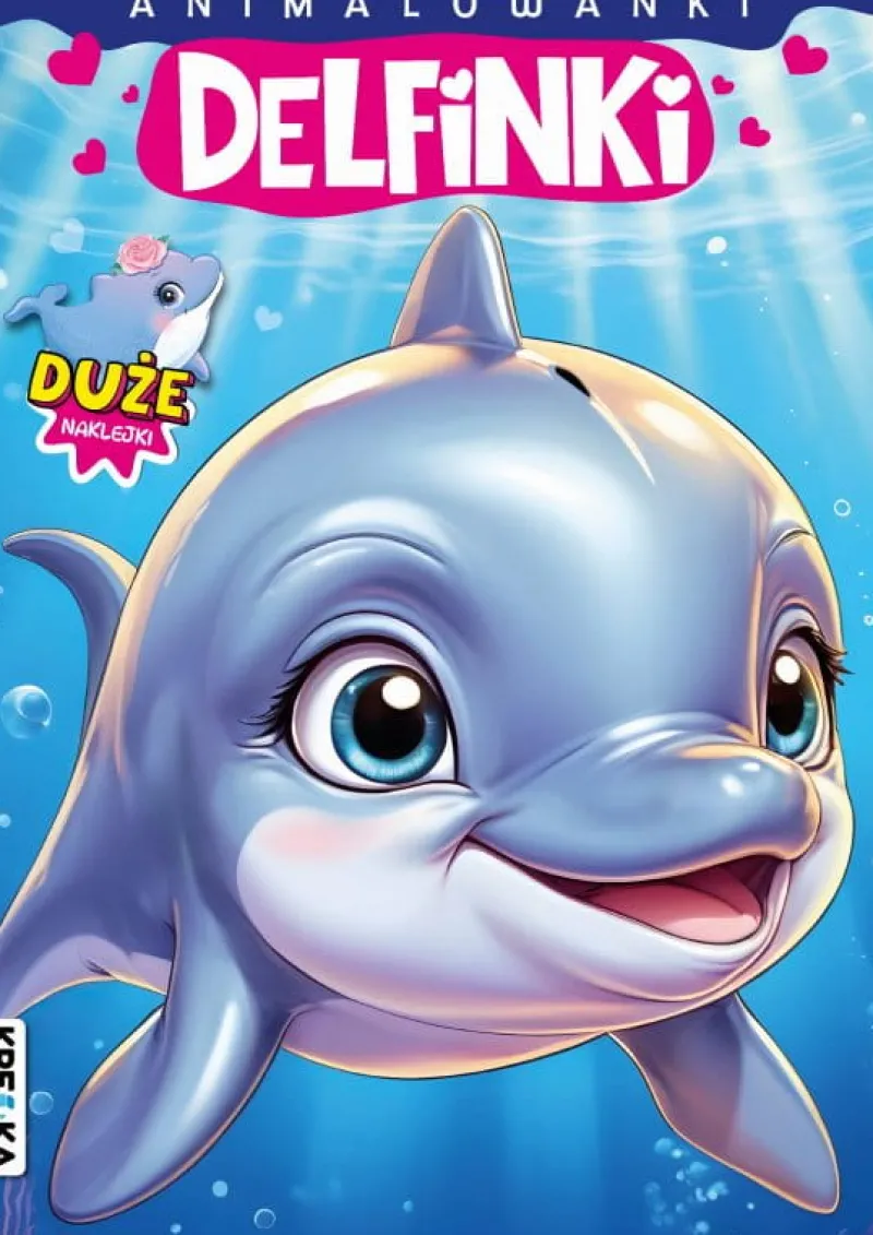 Dzieci BooksAndFun Książeczka Animalowanki Delfinki Books and Fun
