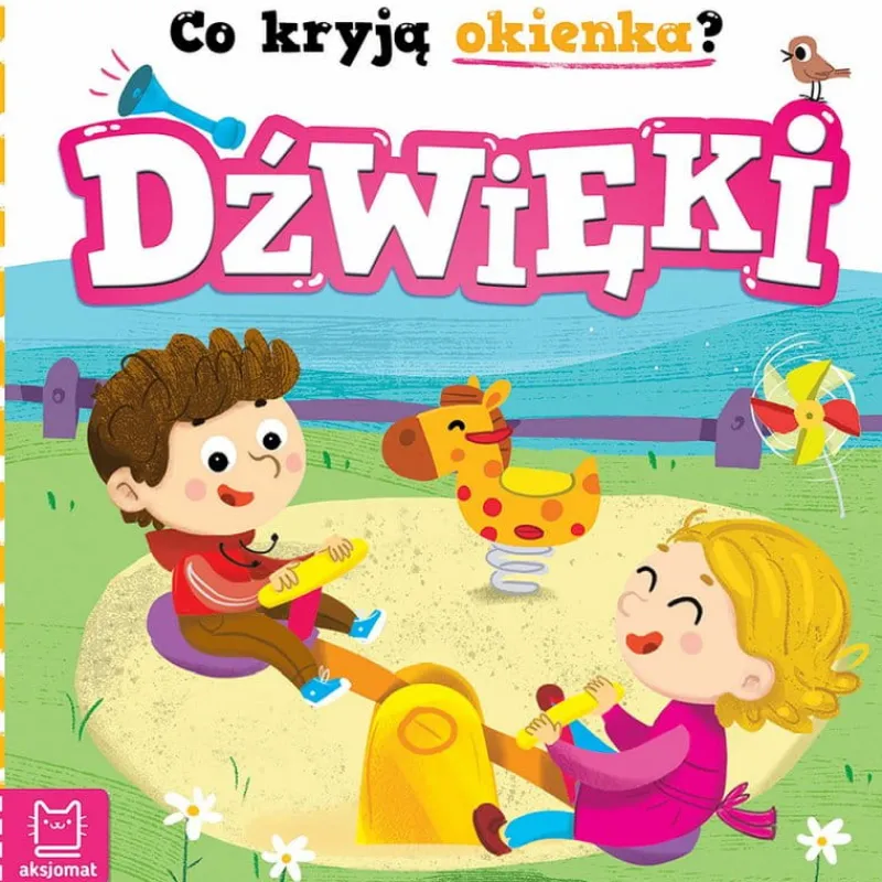 Dzieci AKSJOMAT Książeczka Co kryją okienka? Dźwięki