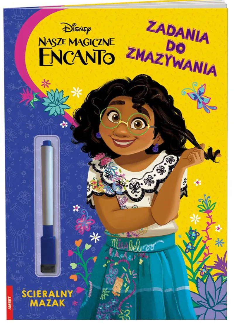 Dzieci AMEET Książeczka Disney Encanto. Zadania do zmazywania PTC-9112