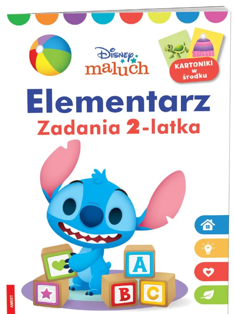 Dzieci AMEET Książeczka Disney Maluch. Elementarz Zdania 2-latka MCK-9202