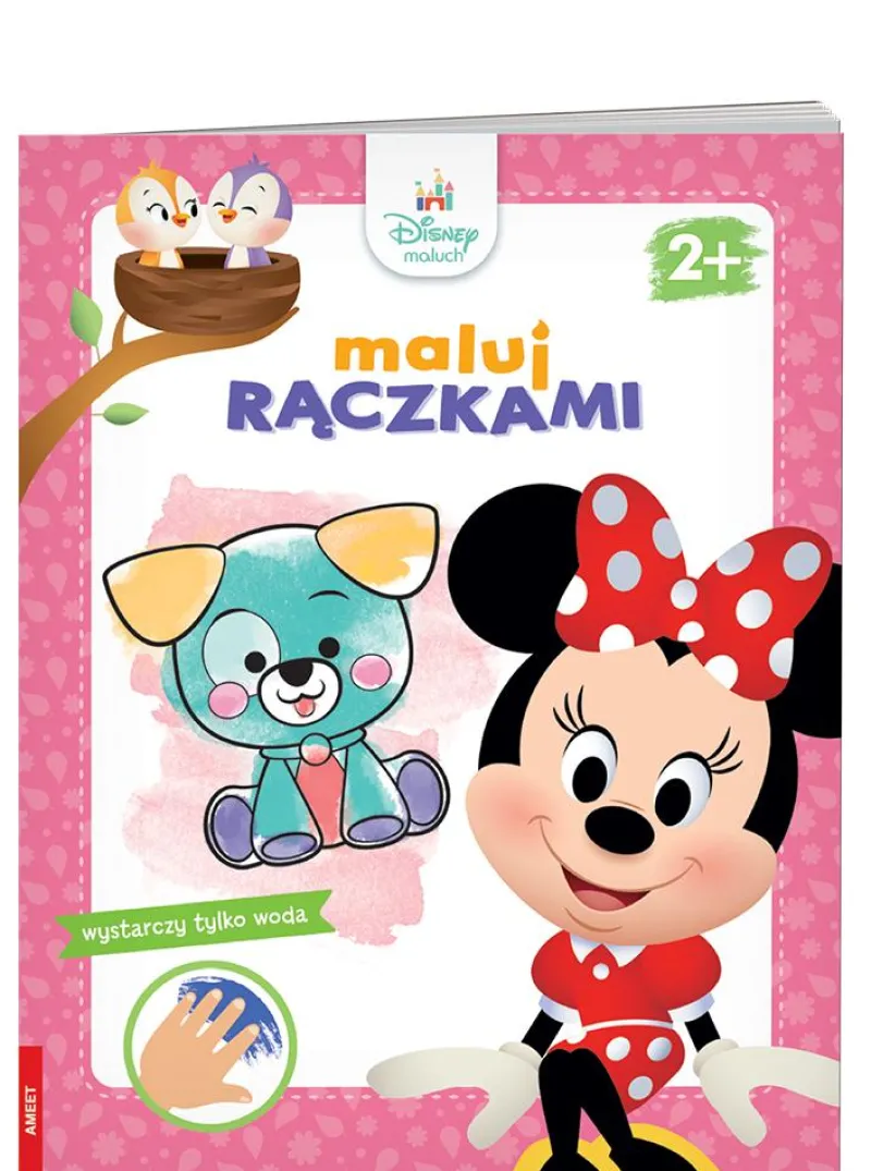 Dzieci AMEET Książeczka Disney Maluch. Maluj rączkami MWR-9205
