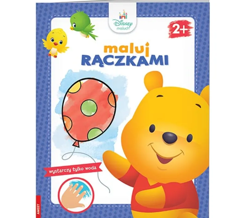 Dzieci AMEET Książeczka Disney Maluch. Maluj rączkami MWR-9207