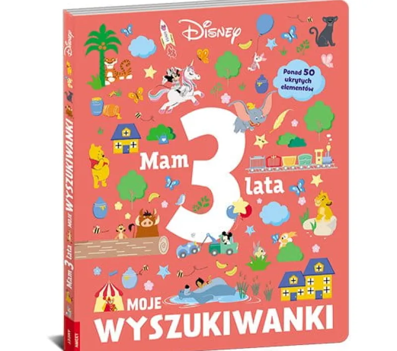 Dzieci AMEET Książeczka Disney Moje Wyszukiwanki mam 3 lata SFM-9101