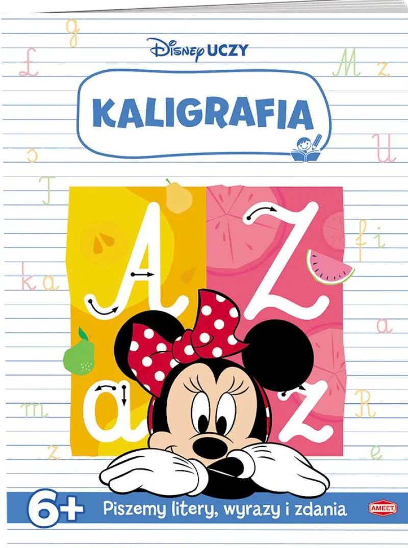 Dzieci AMEET Książeczka Kaligrafia. Disney uczy. Minnie UKA-9302