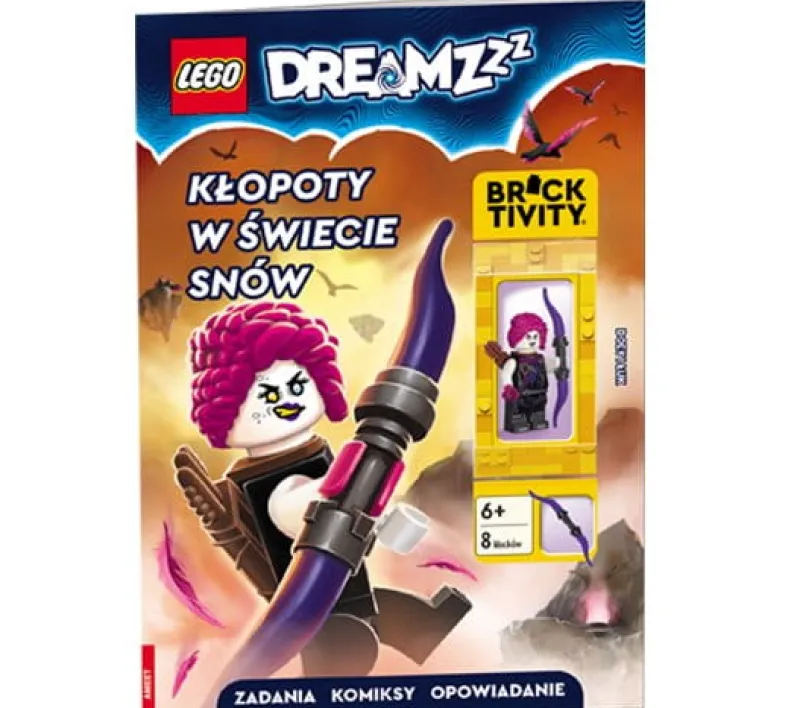 Dzieci AMEET Książeczka LEGO DREAMZzz. Kłopoty w świecie snów LNC-5404