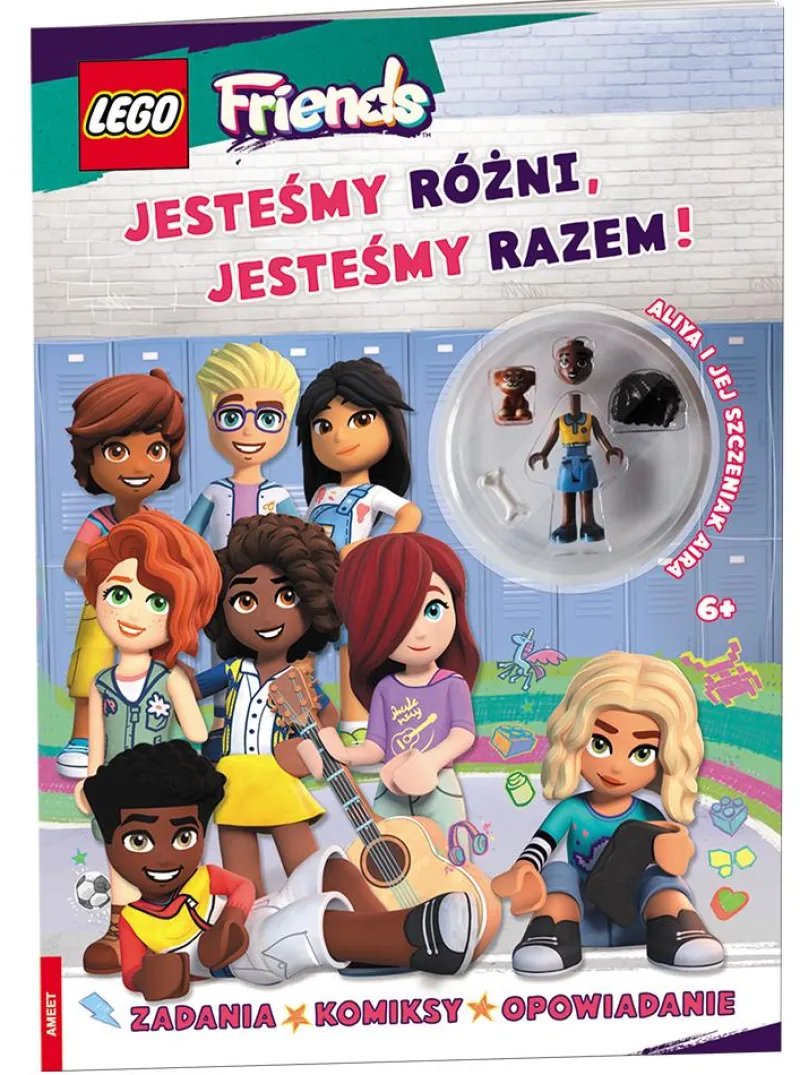 Dzieci AMEET Książeczka LEGO FRIENDS. JESTEŚMY RÓŻNI, JESTEŚMY RAZEM! LNC-6160