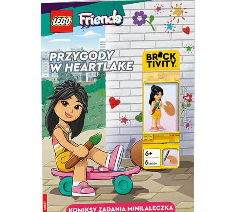 Dzieci AMEET Książeczka LEGO Friends. Przygody w Heartlake LNC-6164Y