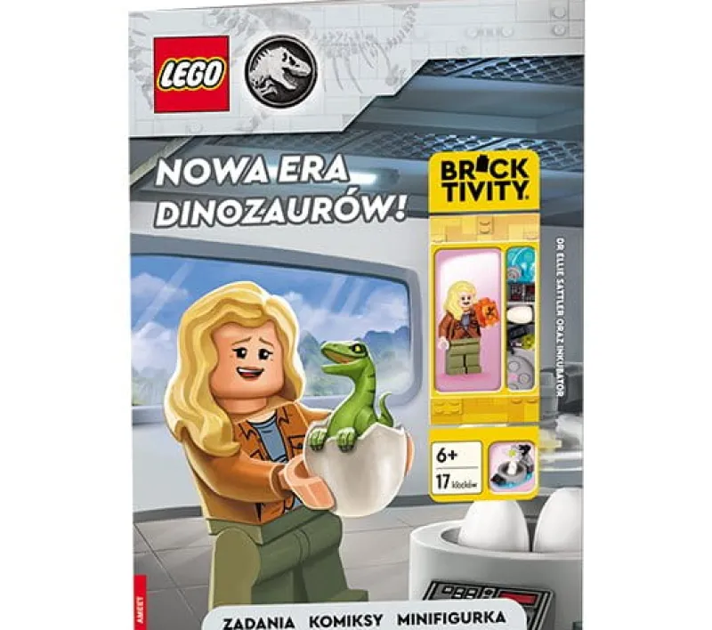 Dzieci AMEET Książeczka LEGO Jurassic World. Nowa era dinozaurów LNC-6205 P1