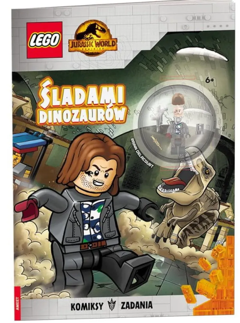 Dzieci AMEET Książeczka LEGO JURASSIC WORLD. Śladami dinozaurów LNC-6203S1