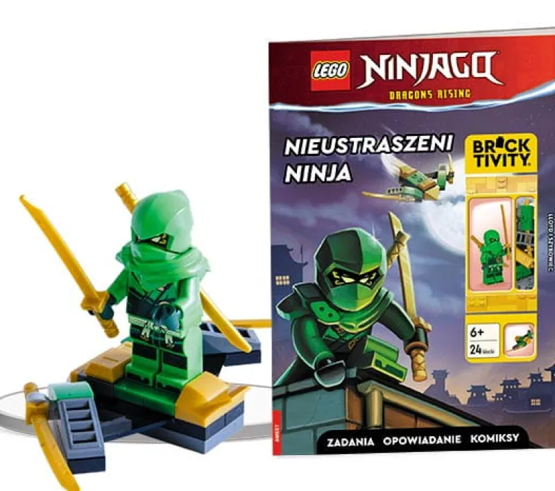 Dzieci AMEET Książeczka LEGO NINJAGO. Nieustraszeni Ninja. LNC-6728P1