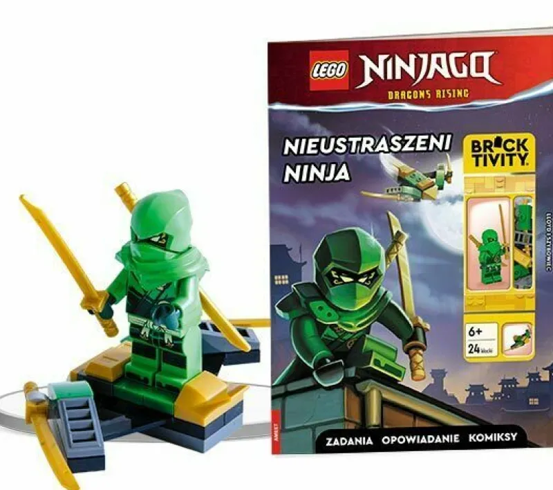 Dzieci AMEET Książeczka LEGO NINJAGO. Nieustraszeni Ninja. LNC-6728P1