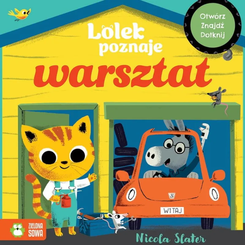 Dzieci ZIELONA SOWA Książeczka Lolek poznaje warsztat