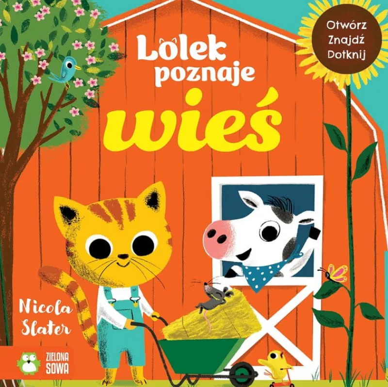 Dzieci ZIELONA SOWA Książeczka Lolek poznaje wieś