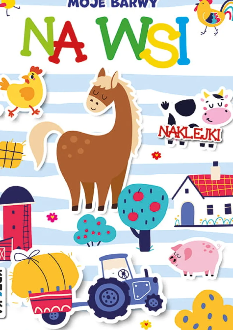 Dzieci BooksAndFun Książeczka Moje barwy. Na wsi KREDKA