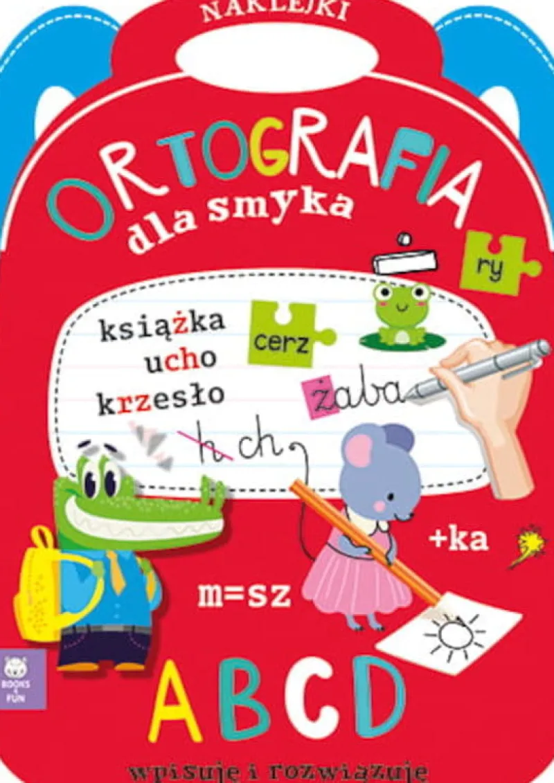Dzieci BooksAndFun Książeczka Ortografia dla smyka
