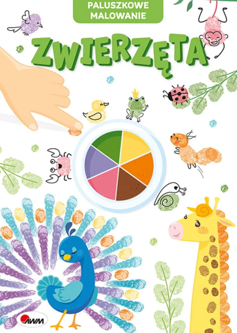Dzieci MOREX Książeczka Paluszkowe malowanie. Zwierzęta