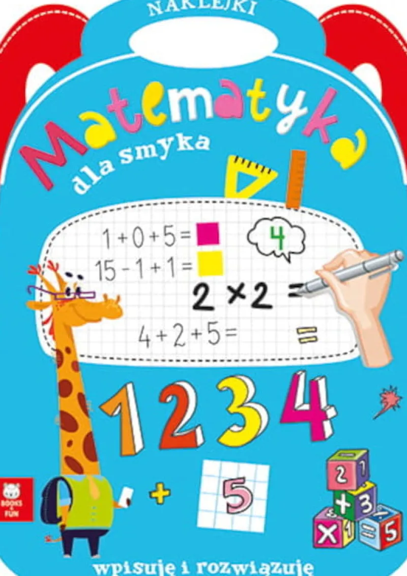 Dzieci BooksAndFun Książeczka Plecak matematyka. Dodawanie odejmowanie