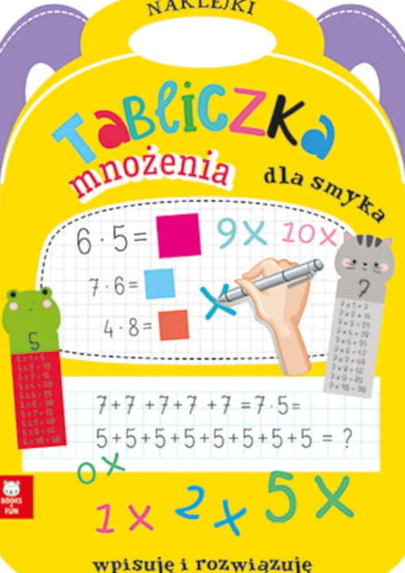 Dzieci BooksAndFun Książeczka Plecak. Tabliczka mnożenia