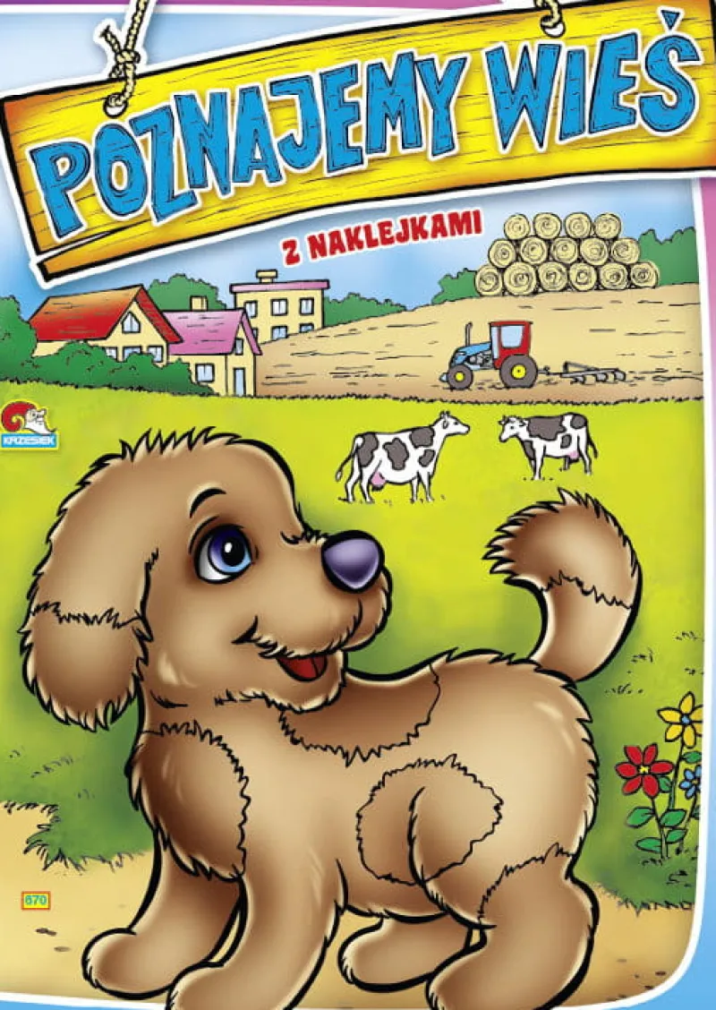 Dzieci KRZESIEK Książeczka Poznajemy wieś p20 , mix cena za 1 sztukę