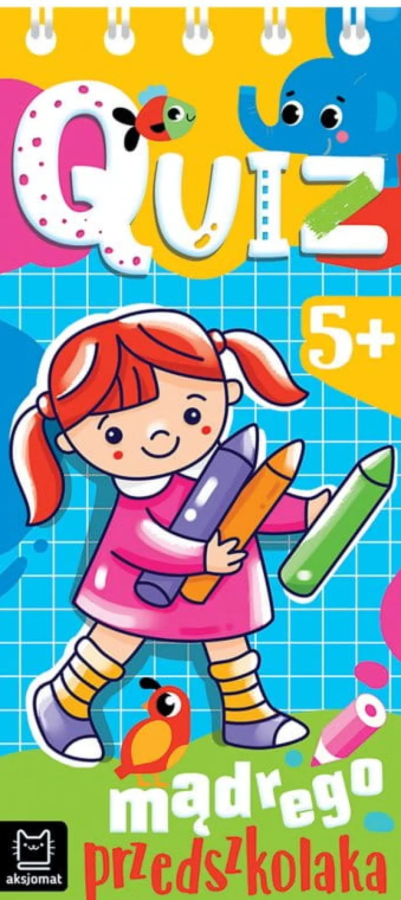Dzieci AKSJOMAT Książeczka Quiz mądrego przedszkolaka 5+