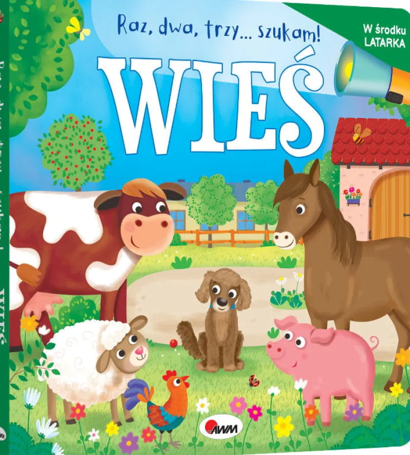 Dzieci MOREX Książeczka Raz, dwa, trzy... Szukam! Wieś