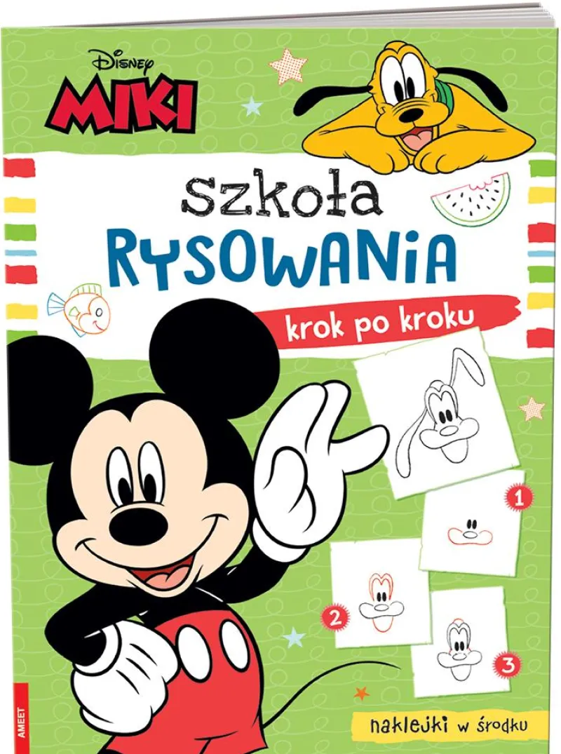Dzieci AMEET Książeczka Szkoła rysowania. Disney Miki RYS-9102