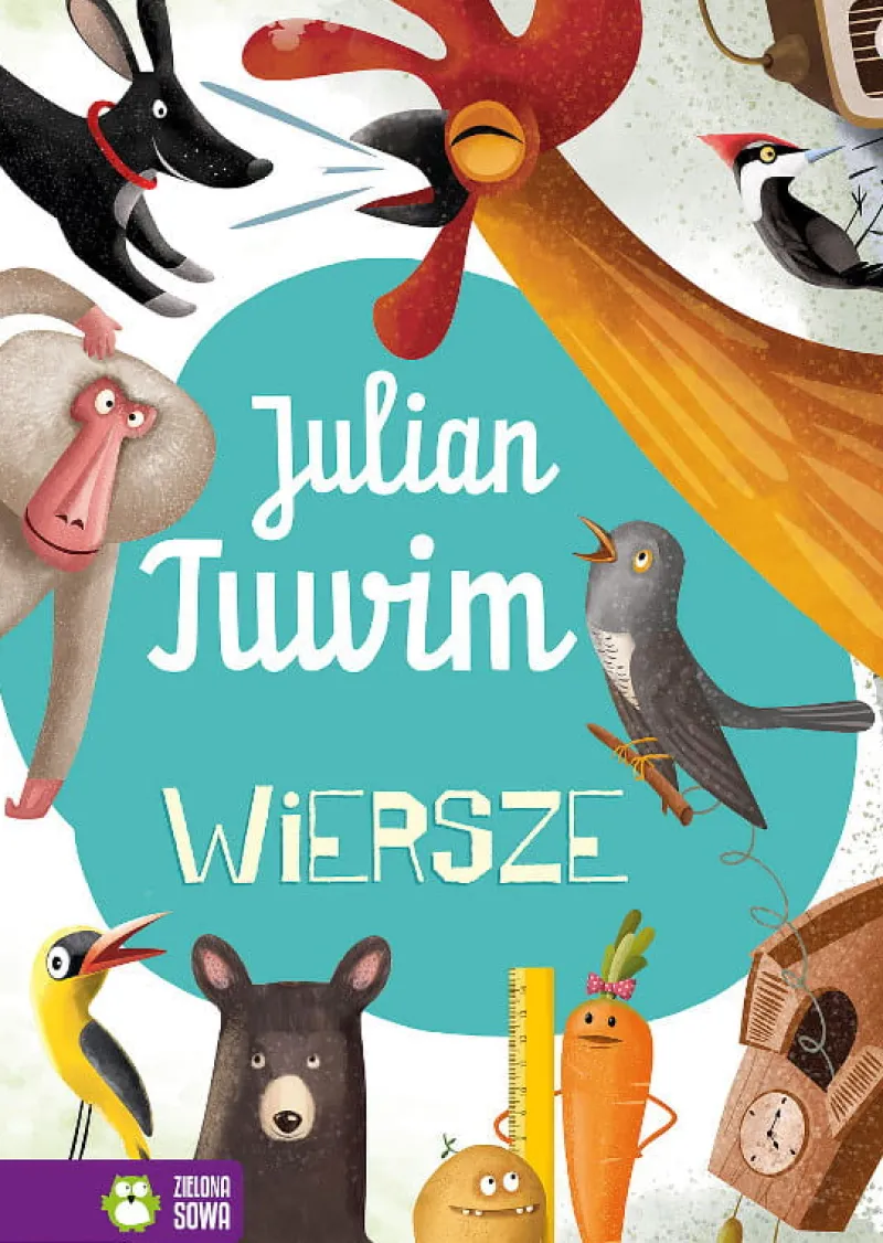 Dzieci ZIELONA SOWA Książeczka Wiersze Julian Tuwim
