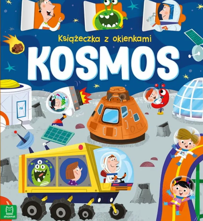 Dzieci AKSJOMAT Książeczka z okienkami. Kosmos