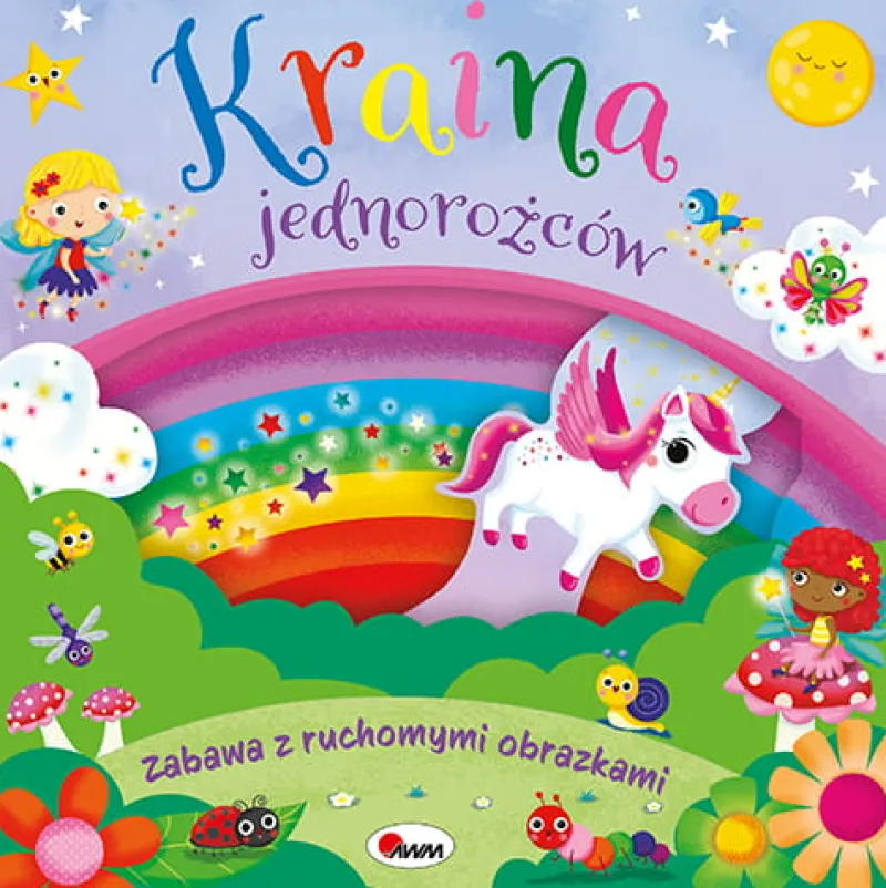 Dzieci MOREX Książeczka Zabawa z ruchomymi elementami. Kraina jednorożców