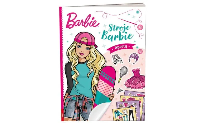 Dzieci AMEET Książka Barbie. Stroje Barbie. Sporty ROB-1103