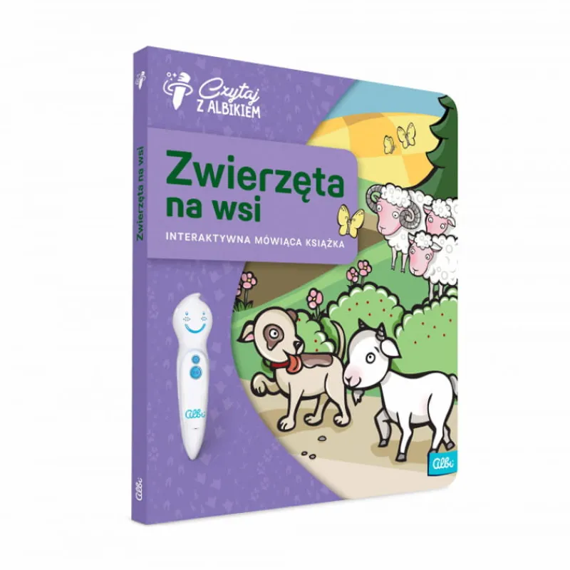 Dzieci ALBI Książka Czytaj z kiem Zwierzęta na wsi