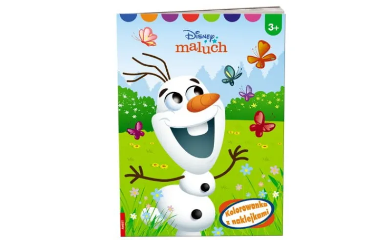 Dzieci AMEET Książka DISNEY MALUCH. Kolorowanka z naklejkami NA-9205
