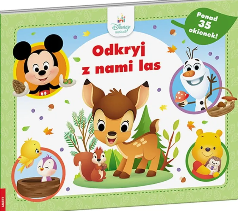 Dzieci AMEET Książka Disney Maluch. Odkrywaj z nami las