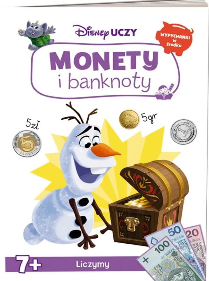 Dzieci AMEET Książka Disney Uczy. Kraina Lodu Monety i banknoty UPZ-9302