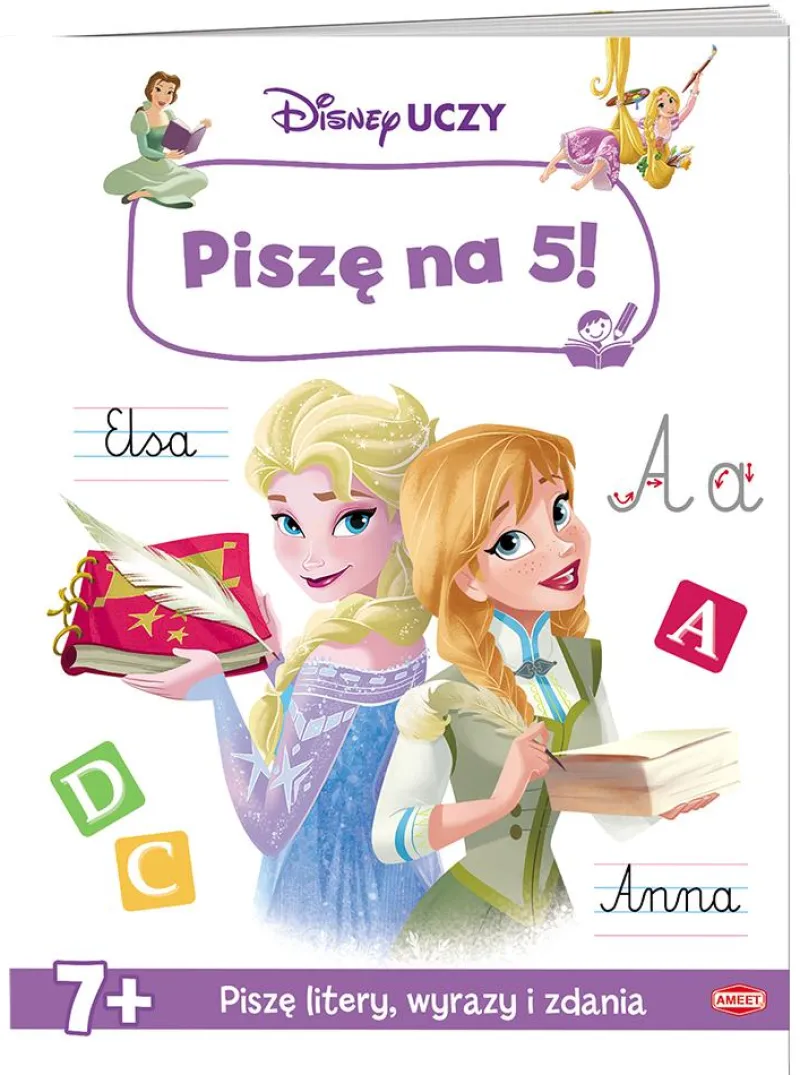 Dzieci AMEET Książka Disney uczy. Mix. Piszę na 5! USC-9301
