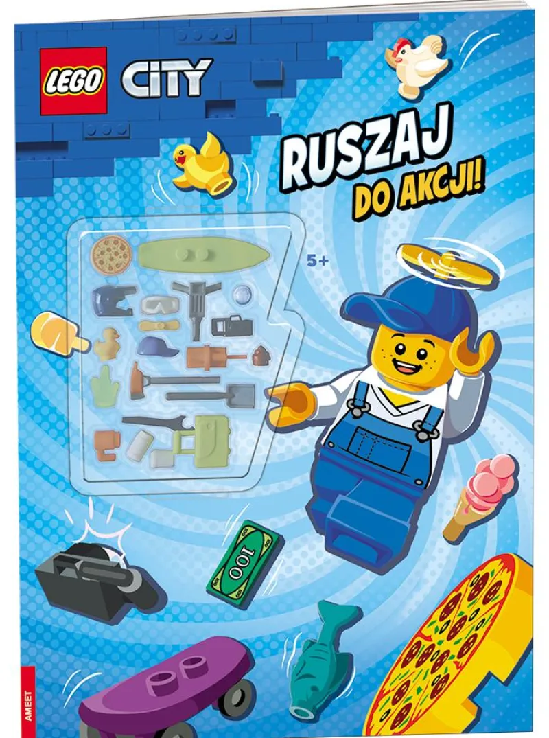 Dzieci AMEET Książka LEGO CITY. Ruszaj do akcji! BOA-6001