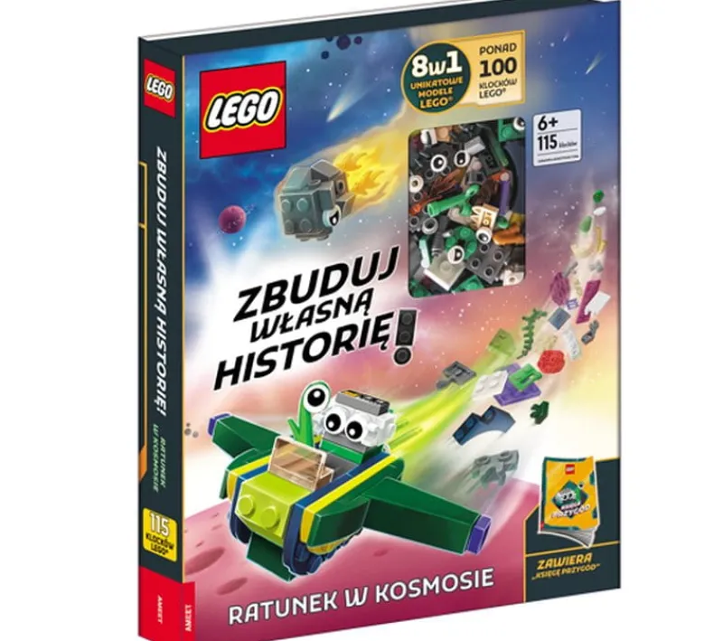 Dzieci AMEET Książka LEGO Master Brand. Ratunek w kosmosie