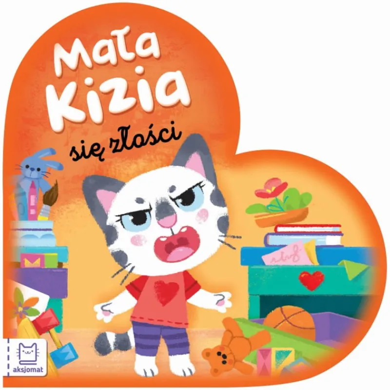 Dzieci AKSJOMAT Książka Mała Kizia się złości. Maluch nazywa emocje