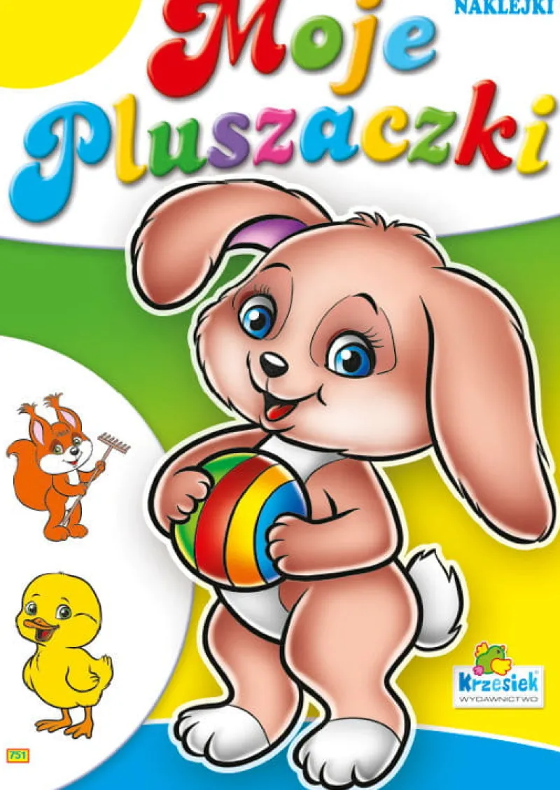 Dzieci KRZESIEK Książka Moje pluszaczki p20 157 , mix cena za 1 sztukę