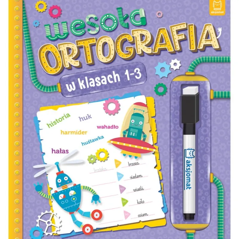 Dzieci AKSJOMAT Książka Wesoła ortografia w klasach 1-3