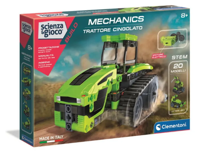 CLEMENTONI Laboratorium mechaniki - Ciągnik Gąsienicowy