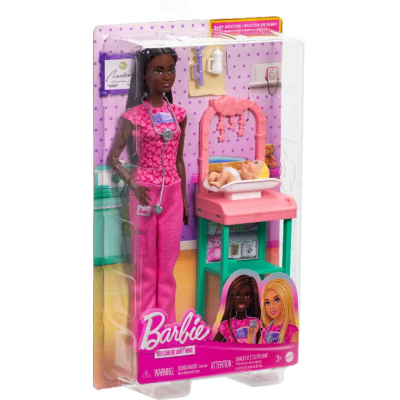 MATTEL Lalka Barbie Lekarz Pediatra JCR73