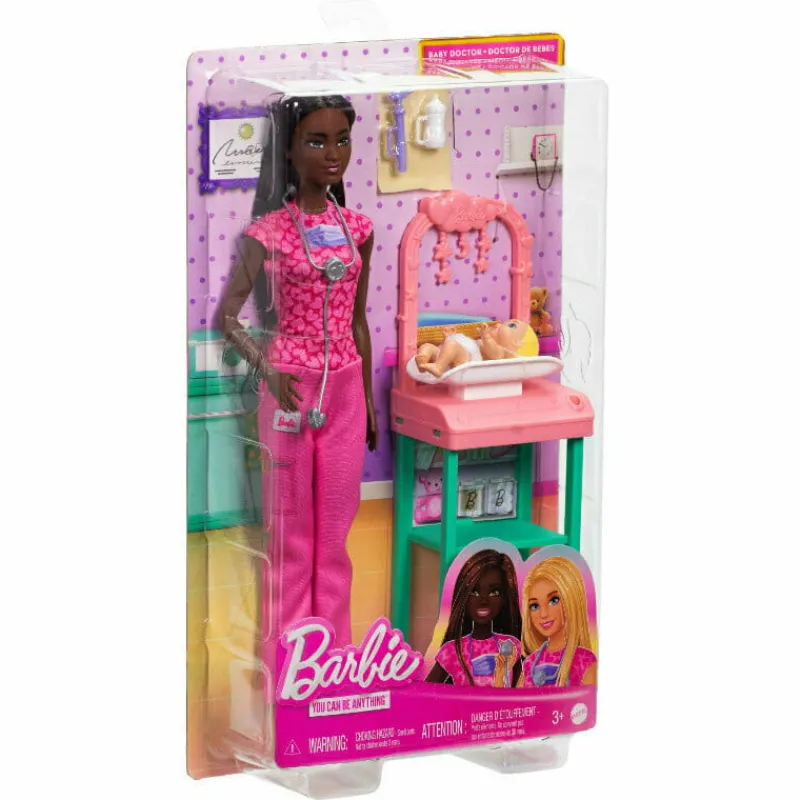MATTEL Lalka Barbie Lekarz Pediatra JCR73