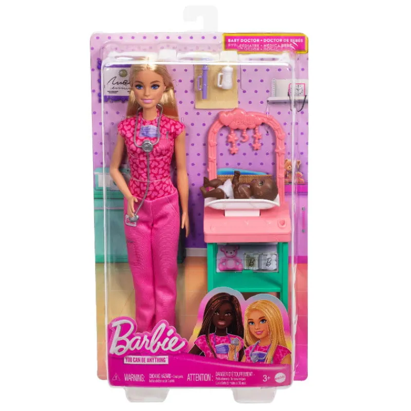 MATTEL Lalka Barbie Lekarz Pediatra JCR72