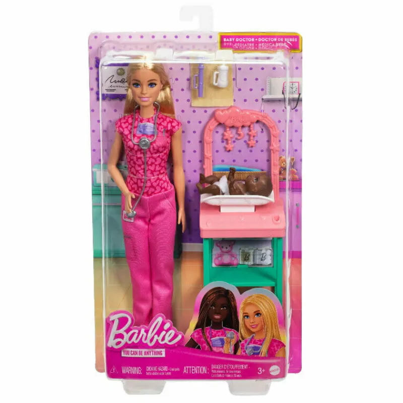 MATTEL Lalka Barbie Lekarz Pediatra JCR72
