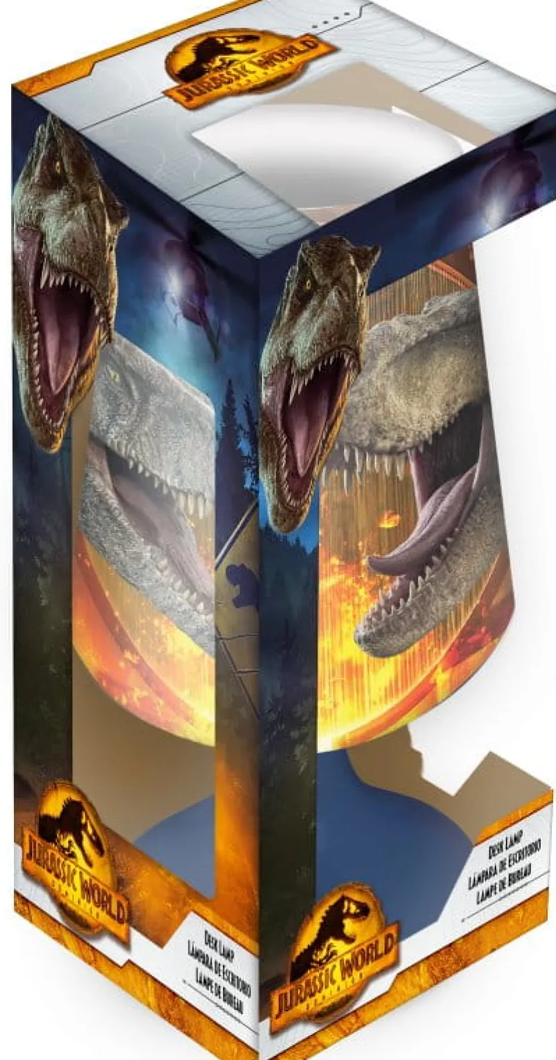 KIDS EUROSWAN Lampka biurkowa, wymiary 18x9cm Jurassic World JP00022